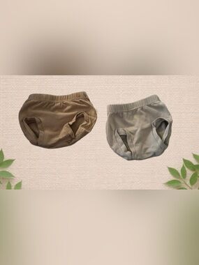 Made in Canada Neutral Baby Bloomers 6–12M (Joe + Lynn & June + Lemon)